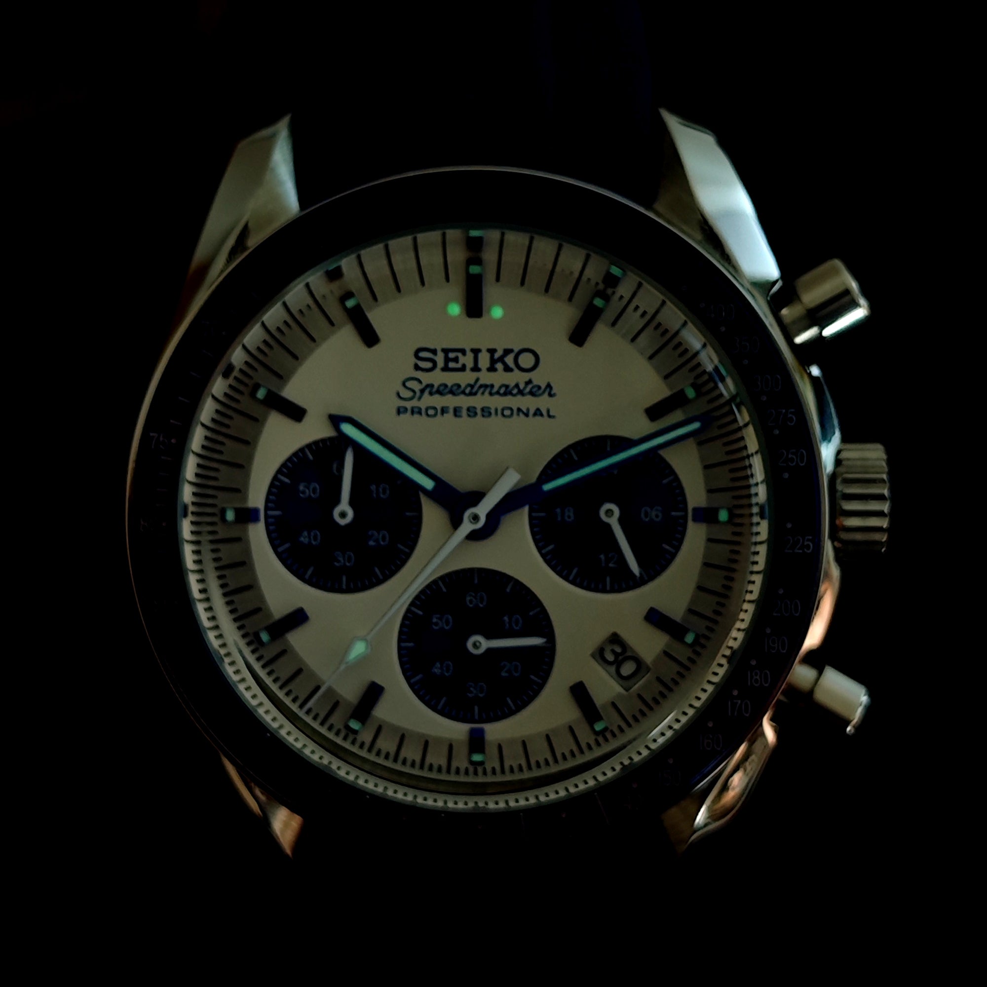 Custom Seiko Mod Blue Speed Watch