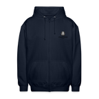 Uniseks zip hoodie - navy