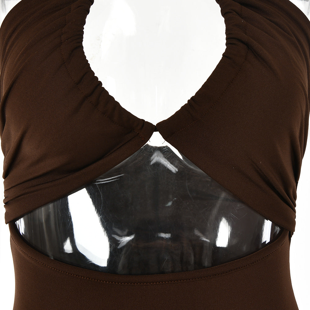 SS Chest Hollow Out Dress