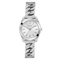 Gray Stainless Steel Dress Watch