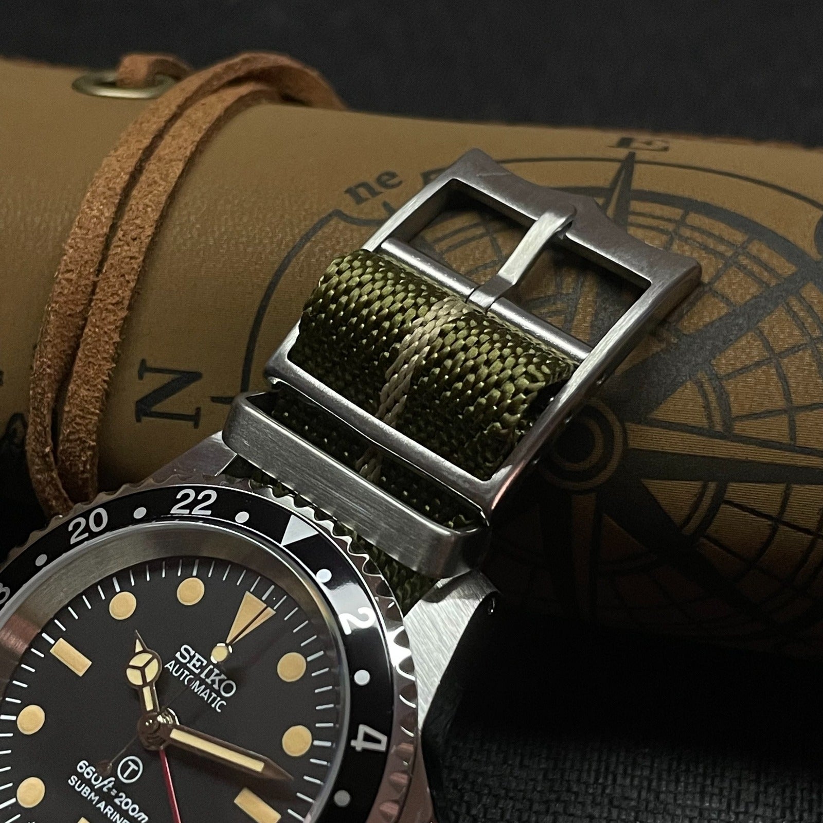 Custom Seiko Vintage Milsub GMT Mod