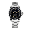 Custom Seiko Mod Submariner Vintage Black